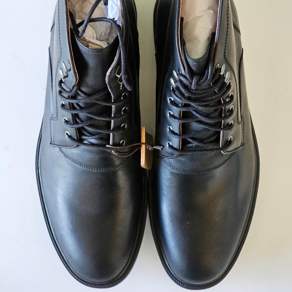 Warfield & Grand Plain Toe Leather Boot - US 10M - New in box w/tags